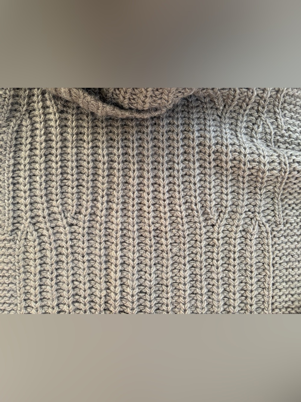 Banana Republic Chunky Cowl Neck Sweater - Olive - Picture 6 of 8